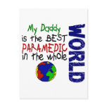 Best Paramedic In World 2 (Daddy) Postcard