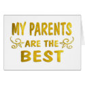 Best Parents cards