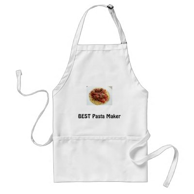 BEST PASTA MAKER'S APRON by BLUEPUPPYCARDS