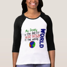 Best Police Officer In World 2 (Daddy) T Shirts