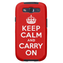 Best Price Keep Calm And Carry On Red and White