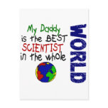 Best Scientist In World 2 (Daddy) postcards