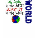 Best Scientist In World 2 (Daddy) t-shirts