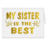 Best Sister cards
