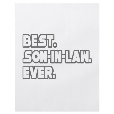 Best Son-In-Law Ever Custom Flyer by Son_In_Law_Shirts