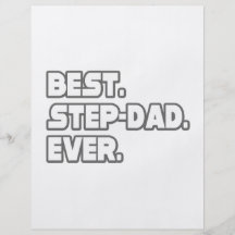 Best Step-Dad Ever Flyer Design