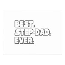 Best Step-Dad Ever Post Card