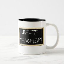 Best Teacher Blackboard Mug