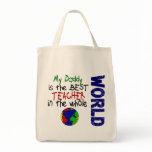 Best Teacher In World 2 (Daddy) Canvas Bag