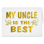 Best Uncle Card