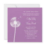 Best Wishes! Wedding Invitation (purple)