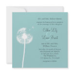 Best Wishes! Wedding Invitation (turquoise)