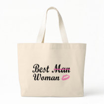 Best Woman (Lips) Canvas Bags