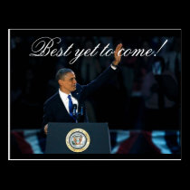 Best Yet to Come OBAMA Historical Re-election postcards