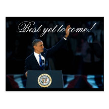 Best Yet to Come OBAMA Historical Re-election Post Card