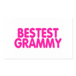 Bestest Grammy Pink Sticker