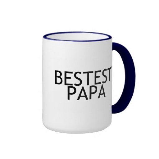 Bestest Papa Coffee Mugs