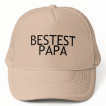 Bestest Papa Trucker Hats