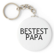 Bestest Papa Keychain