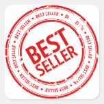 Bestseller Stamp Square Stickers