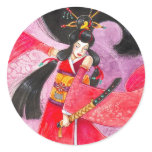 Besuto Samurai Sticker, Small