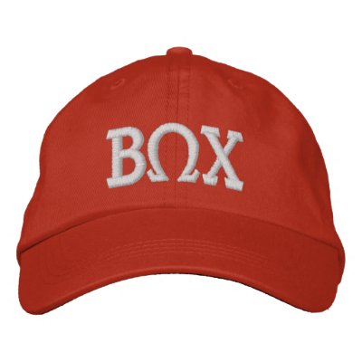 Beta Omega Chi Adjustable Embroidered Hat by jajames