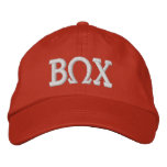 Beta Omega Chi Adjustable Embroidered Hat embroidered hats