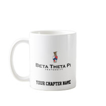 Beta Theta Pi with Crest - Colour Coffee Mug