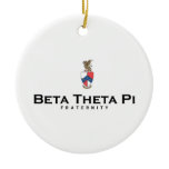 Beta Theta Pi with Crest - Colour Ornament