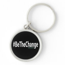 #BeTheChange Keychain (Black)