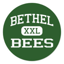 Bethel - Bees - High School - Tipp City Ohio Round Stickers