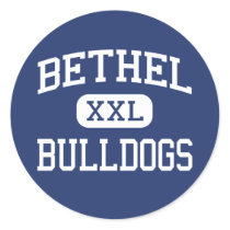 Bethel - Bulldogs - Junior - Spanaway Washington Round Stickers