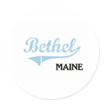 Bethel Maine City Classic Stickers