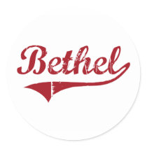 Bethel Ohio Classic Design Round Stickers