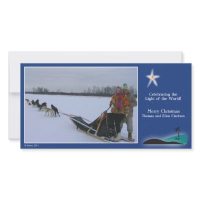 Bethlehem Star over desert Photo Card by Featherpower
