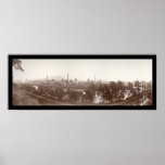 Bethlehem Steel Works Photo 1896 Posters