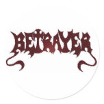 Betrayer Sticker