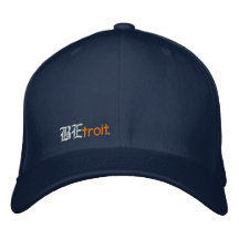 BEtroit. fitted Embroidered Hats