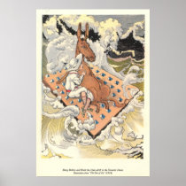 Betsy Bobbin and Hank the Mule adrift Posters