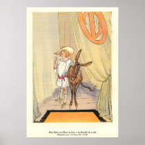 Betsy Bobbin and Hank the Mule in the Emerald City Print
