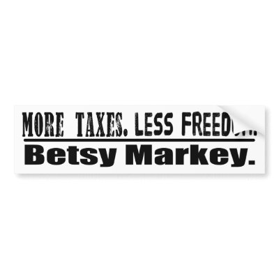 Betsy Markey Bumper Sticker by BuhByeBetsy