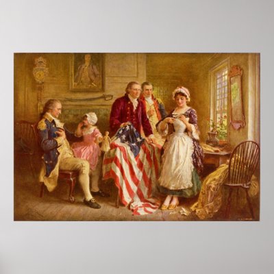 Betsy Ross 1777 by Jean Leon Gerome Ferris by TheArts