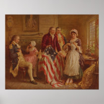 Betsy Ross, 1777, JLG Ferris, c1930 Posters