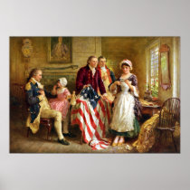 Betsy Ross and General George Washington