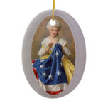 Betsy Ross, c1908, G. Liebscher Christmas Tree Ornament