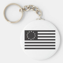 Betsy Ross Flag - Black Keychains