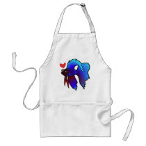 Betta Fish / Siamese Fighting Fish Love Apron