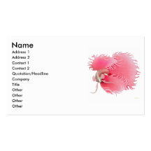 Betta Siamese Fighting Fish Profile Card Business Card Template