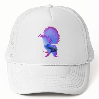 Betta Splendens Fish Hat by twopurringcats
