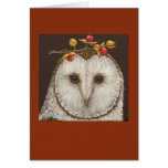 Bette the barn owl card